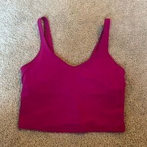 Size 6 magenta Lululemon align tank.